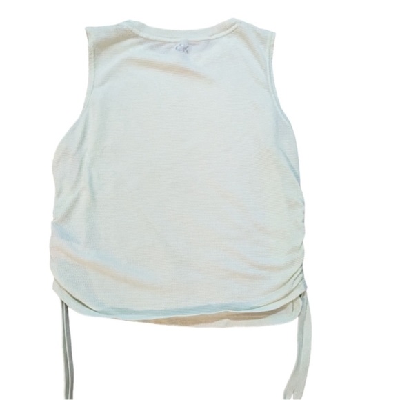 Calvin Klein Performance Womens Green Active Ruched Sides Tank Top Shirt NWT - Picture 5 of 9